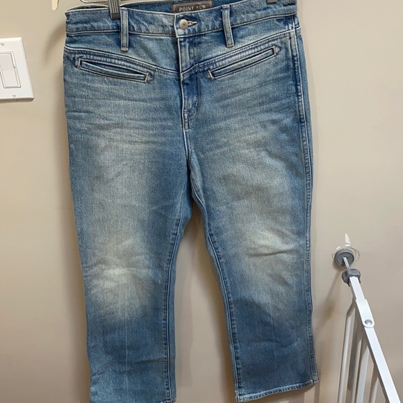 J. Crew Denim - J Crew Point Sur light wash cropped & flare jeans